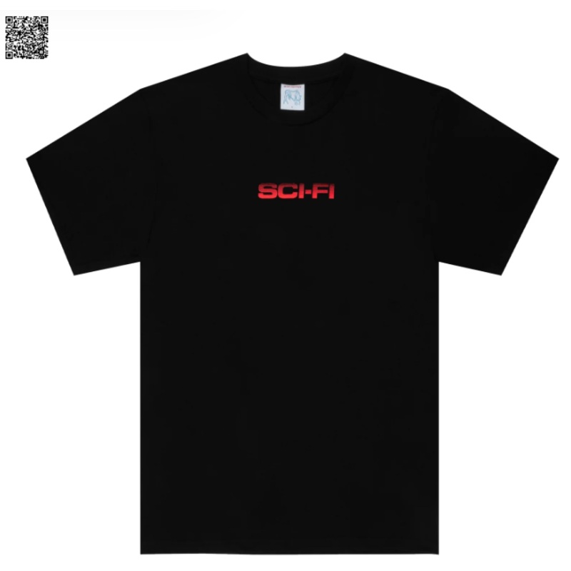 Sci-Fi Fantasy Slide T-Shirt – Black
