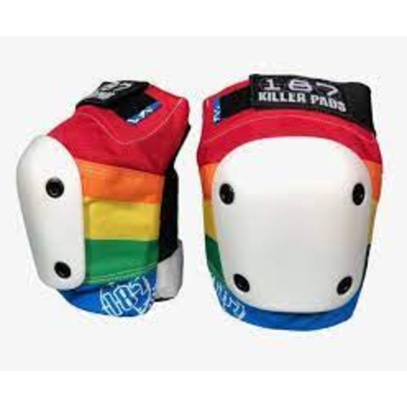 187 Slim Derby Knee Pads – Rainbow