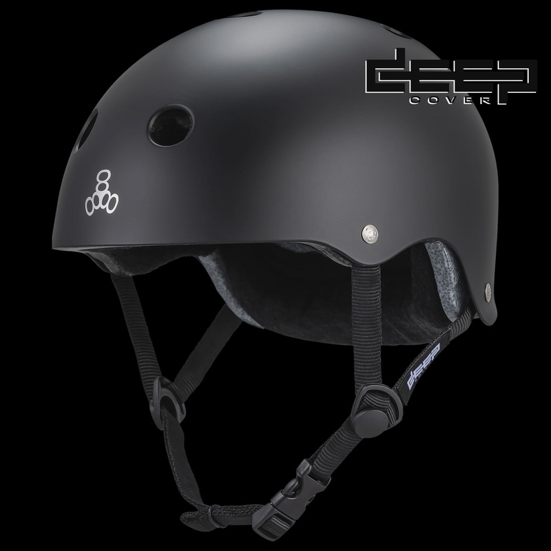 riple 8 Deep Cover Helmet – Black Matte