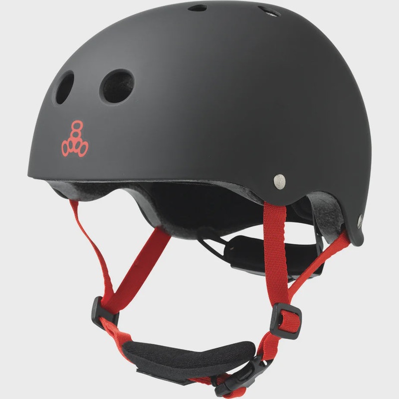 Triple 8 Lil 8 Dual Certified Helmet w/EPS – Black Matte