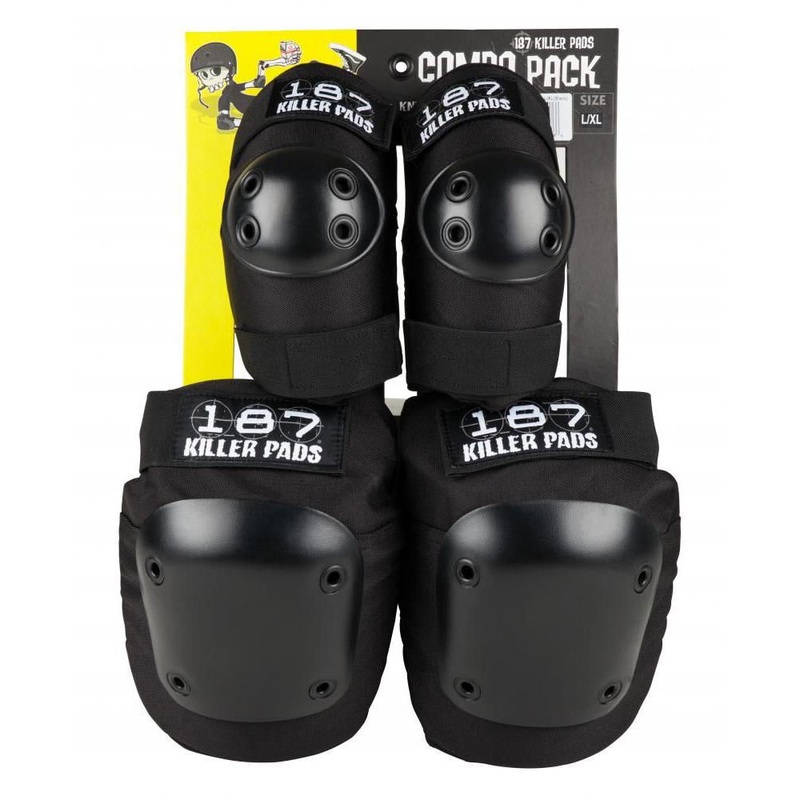 187 Knee/Elbow Pad Combo Pack – Black