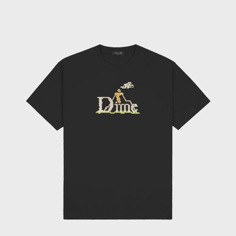 Dime Classic Lightbright T-Shirt – Black