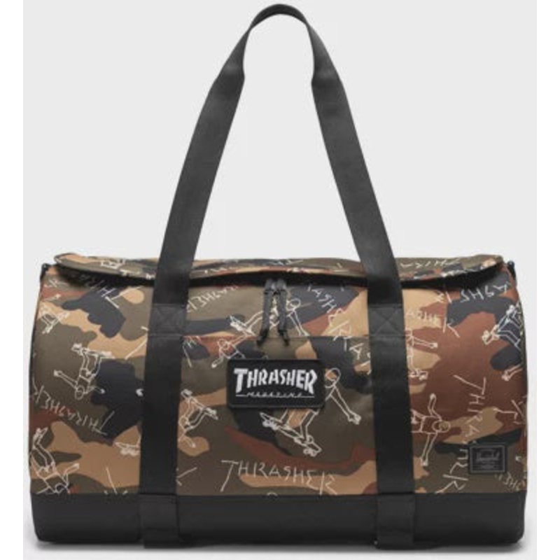 Herschel Thrasher x Gonz Heritage Skate Duffle – Woodland Camo