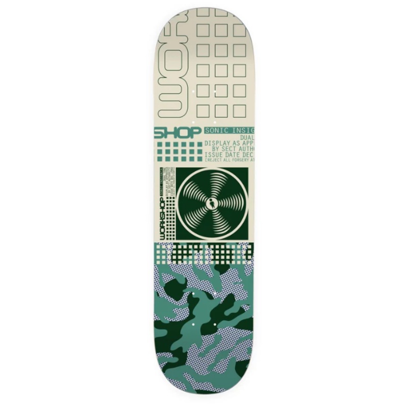 Alien Workshop Sonic Insignia Deck – Green