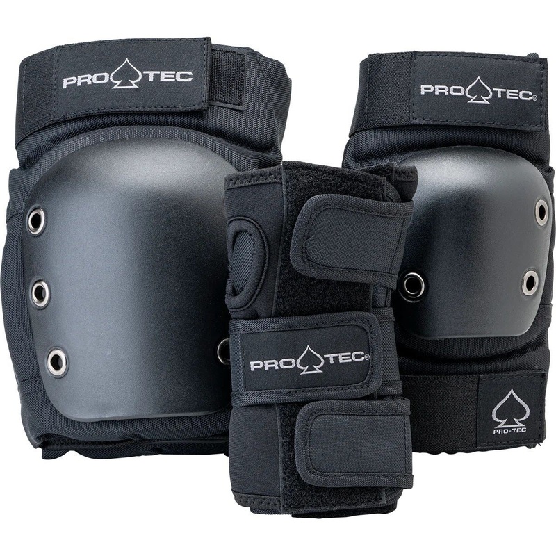 Pro-Tec Adult 3-Pack Pad Set – Black