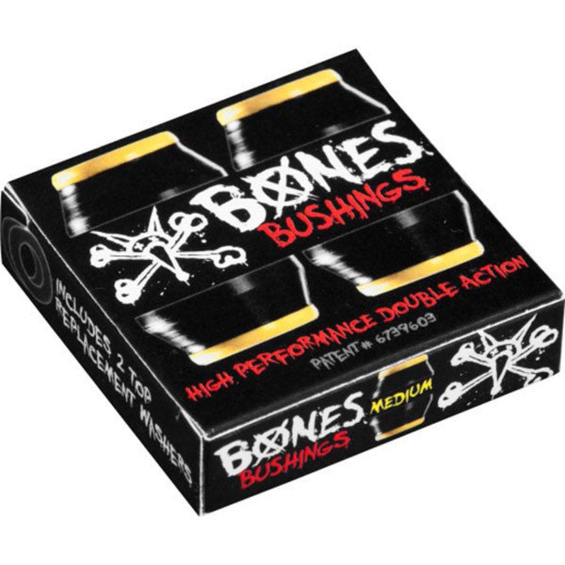 Bones Bushings Medium Yellow/Black