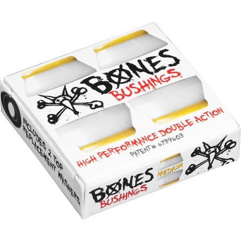 Bones Bushings Medium Yellow/White