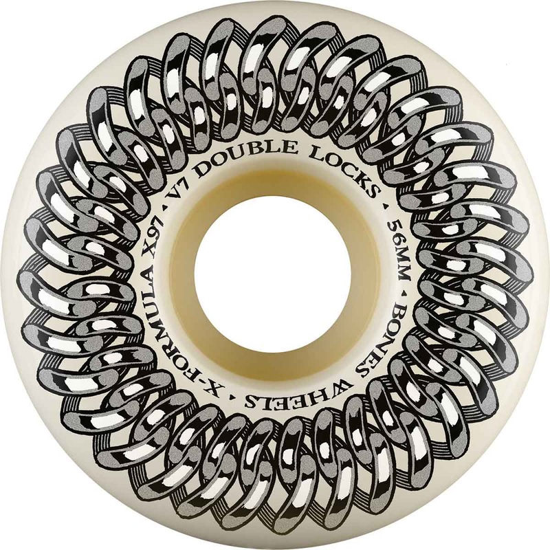 Bones X-Formula Double Lock V7 97A Skateboard Wheels 56mm