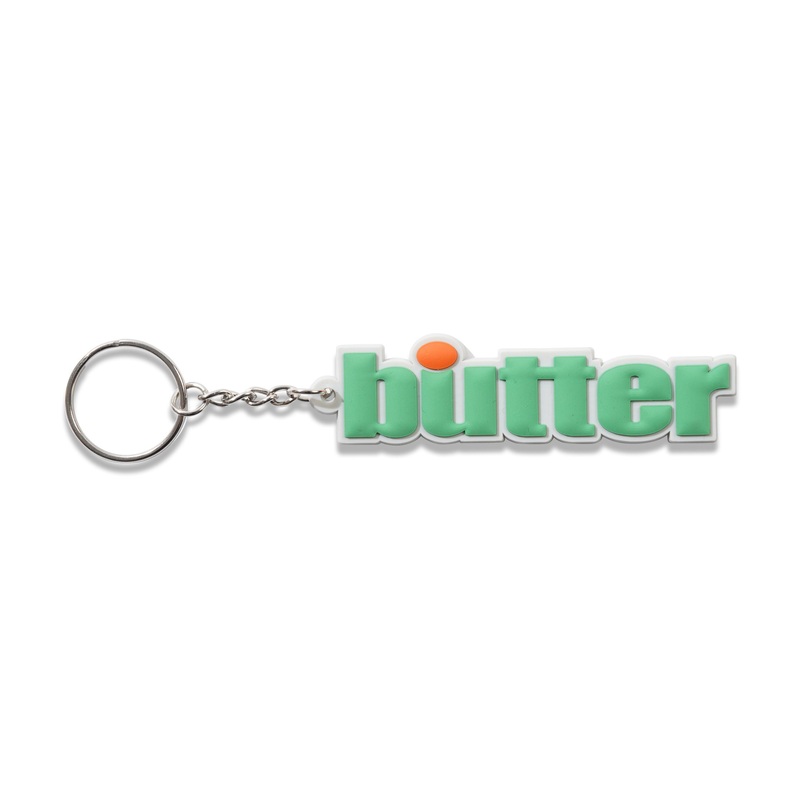 Butter Goods Ace Rubber Key Chain Green