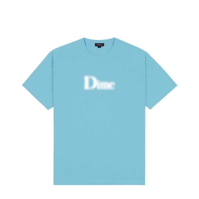 Dime Classic Blurry T-Shirt Ocean Blue