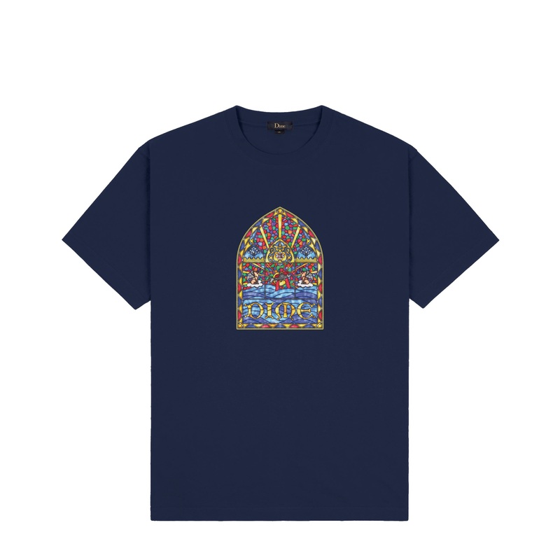 Dime Holy T-Shirt Multi Navy|M|L|XL