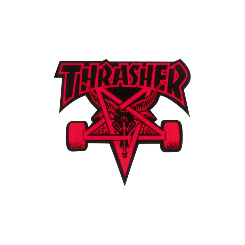 Thrasher Skategoat Sticker Red