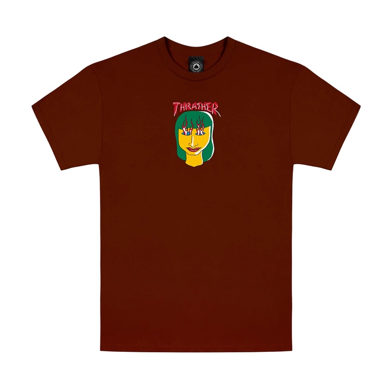 Thrasher Talk Shit T-Shirt Maroon