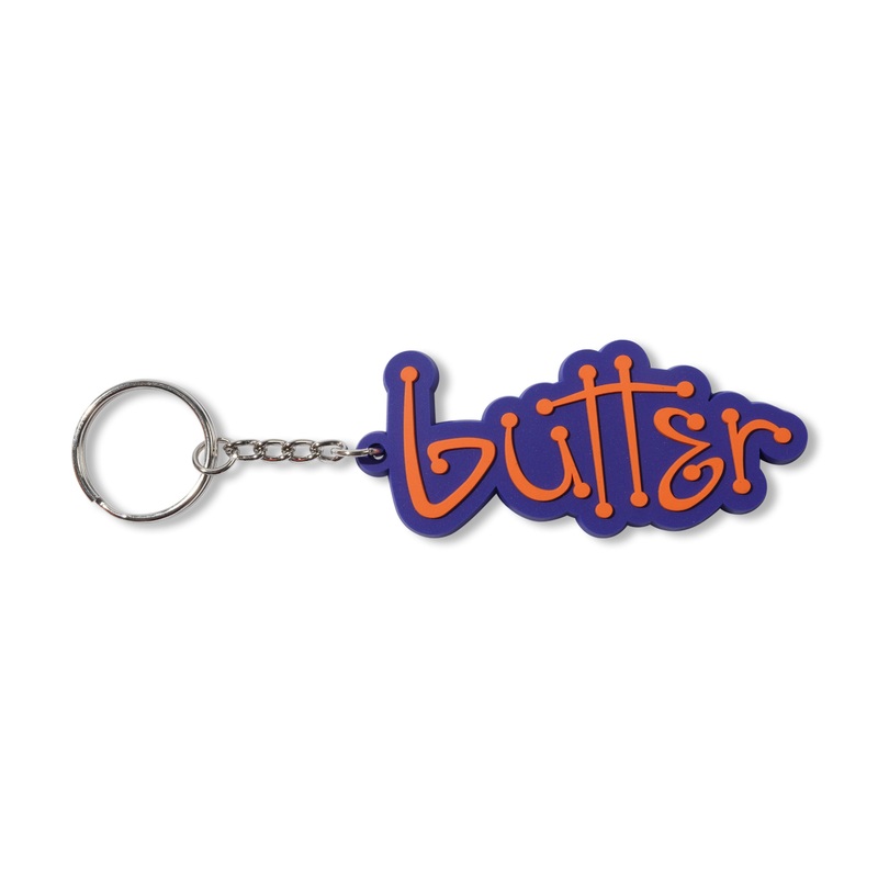 Butter Goods Connection Rubber Keychain Navy
