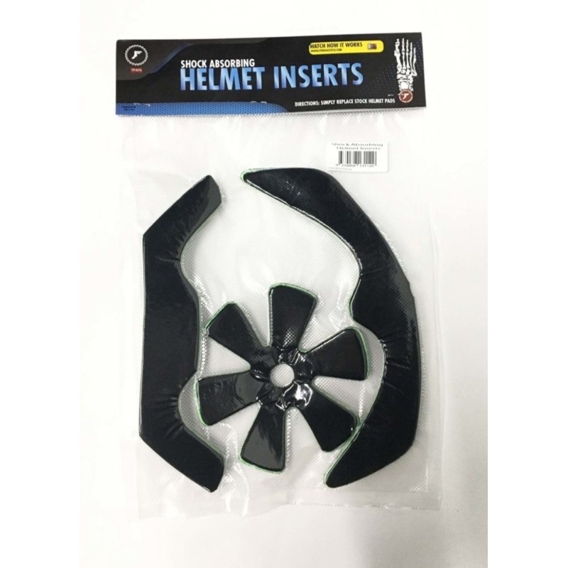 FP HELMET INSERTS|GREEN/BLACK