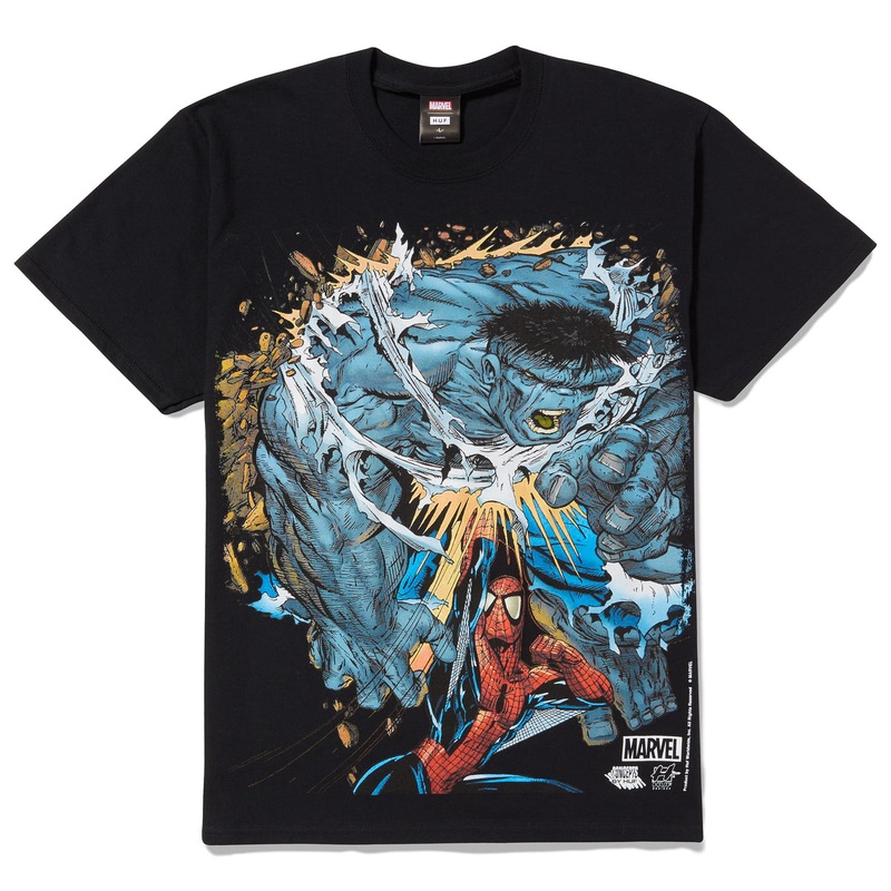 HUF BATTLE S/S TEE|Multicolor|S|M|L|XL