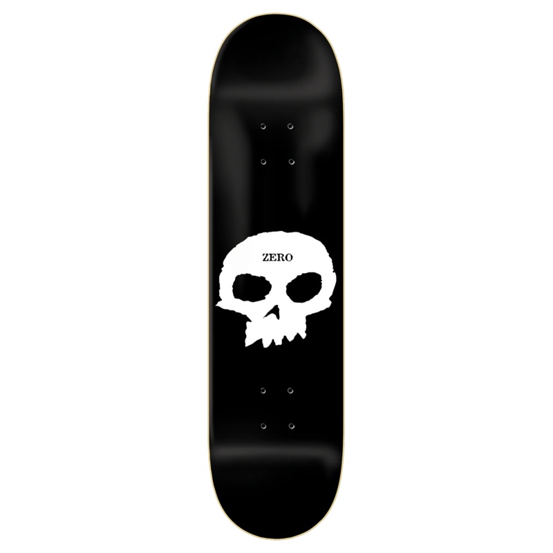 ZERO SINGLE SKULL DECK|BLACK|7.25|7.5|7.75|7.875|8|8.125|8.25|8.375|8.5|8.6|8.75|9