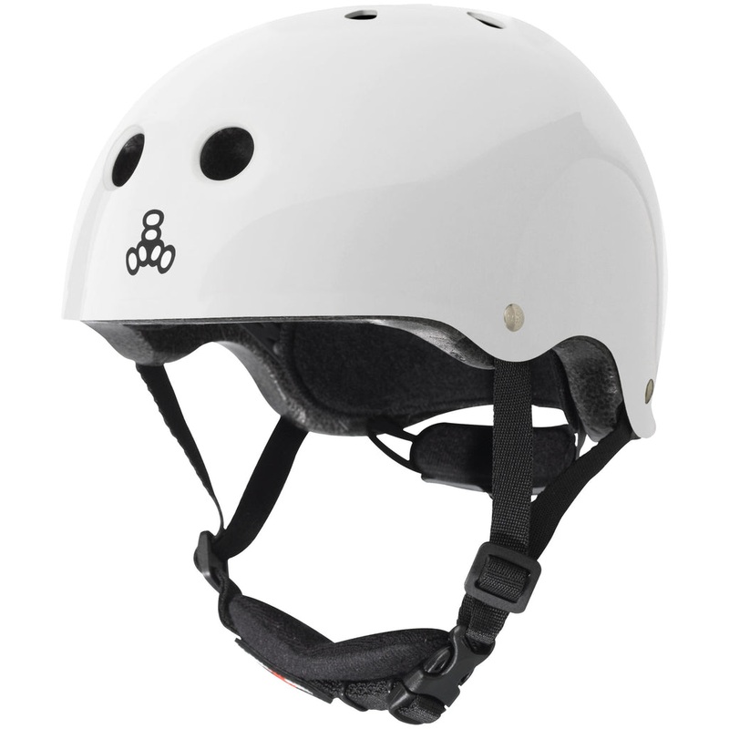 TRIPLE 8 LIL 8 KIDS HELMET|WHT GLS|YL