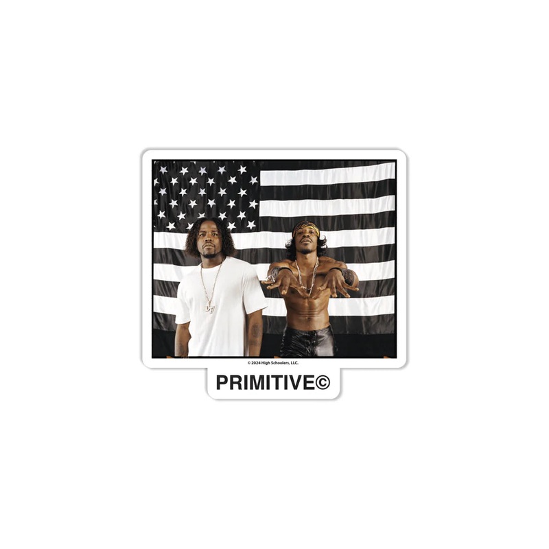 PRIMITIVE STRIPES STICKER|One Size