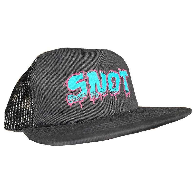 SNOT MELTDOWN LOGO TRUCKER|BLACK