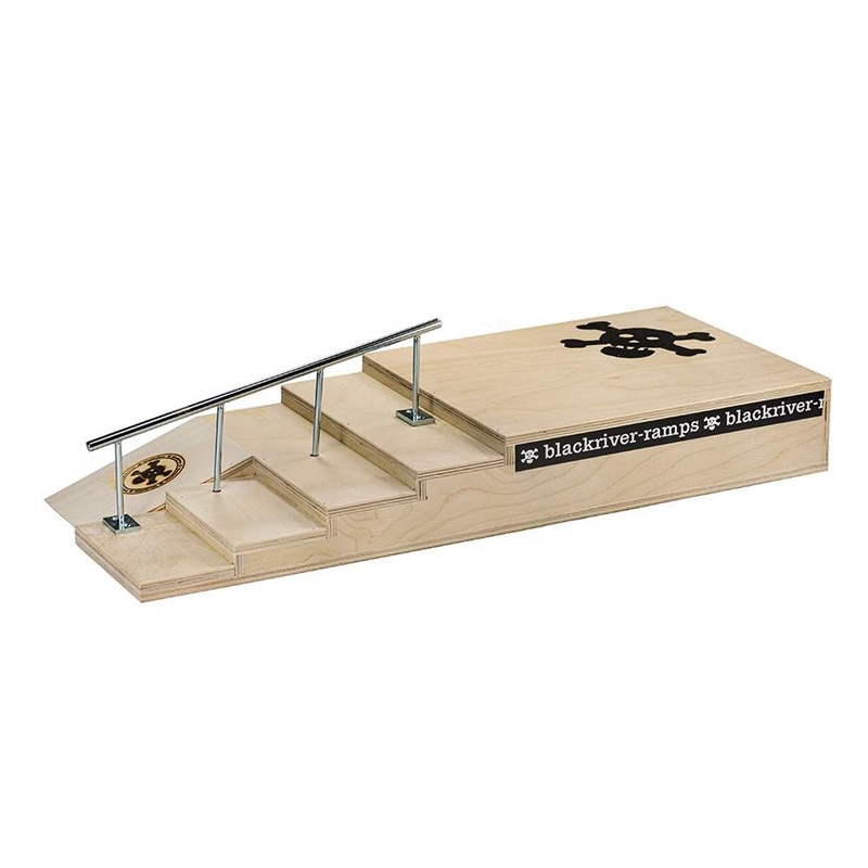 BLACK RIVER FINGERBOARDS 5-STAIR-ROUND RAIL