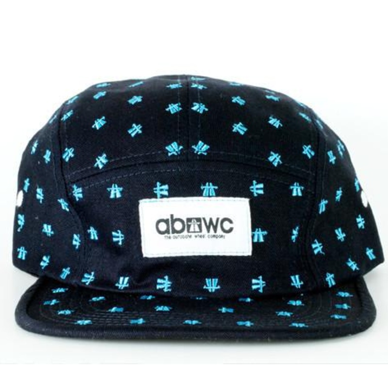 Autobahn Camper Cap 5 Panel Dots Limited Edition Hat Navy