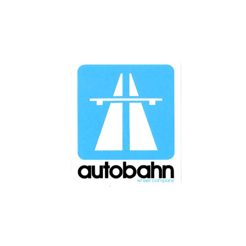 Autobahn Logo Sticker Blue
