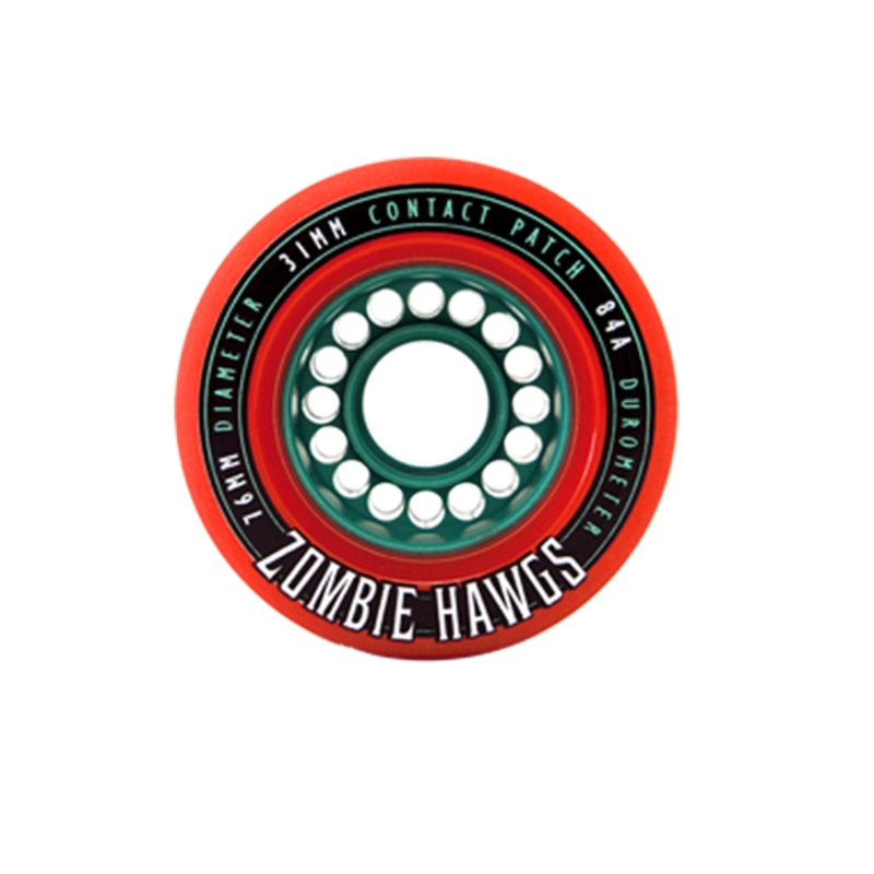 Hawgs 76mm Zombie Hawgs Wheels (Orange)