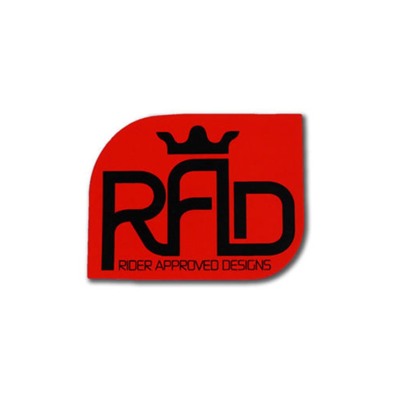 Rad Logo Sticker Red