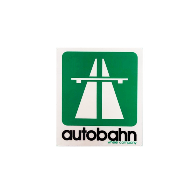 Autobahn Logo Green Small Sticker