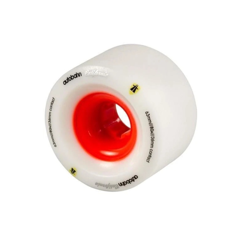 Autobahn Wheels The California White 63mm 80a