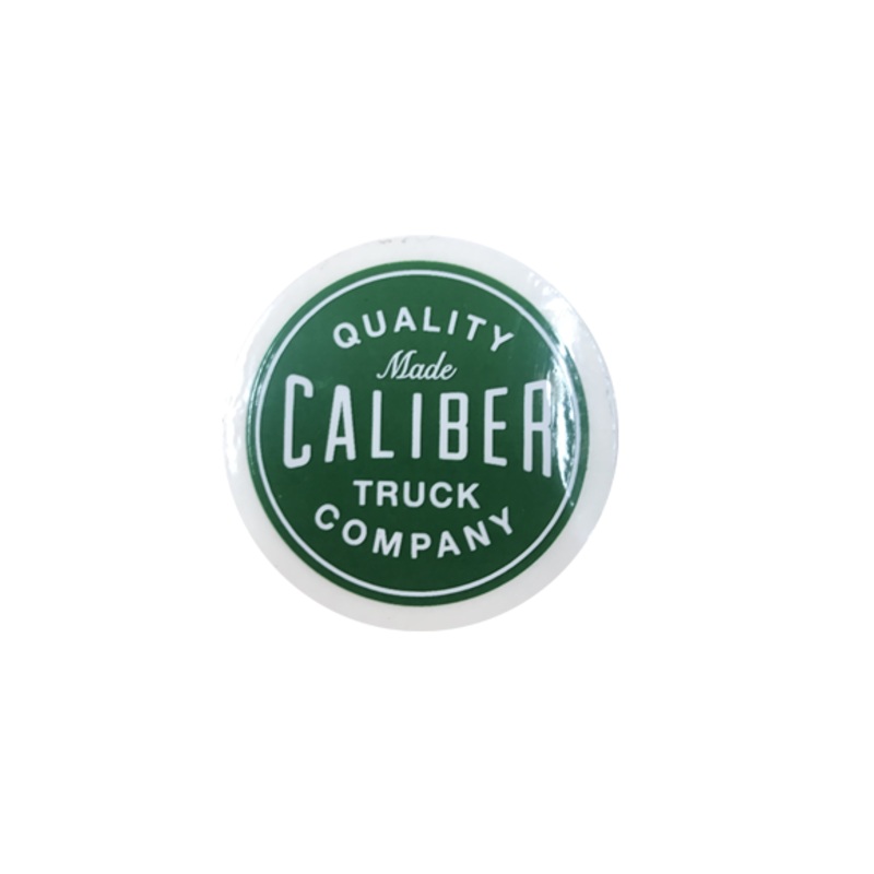 Caliber Button Sticker Green