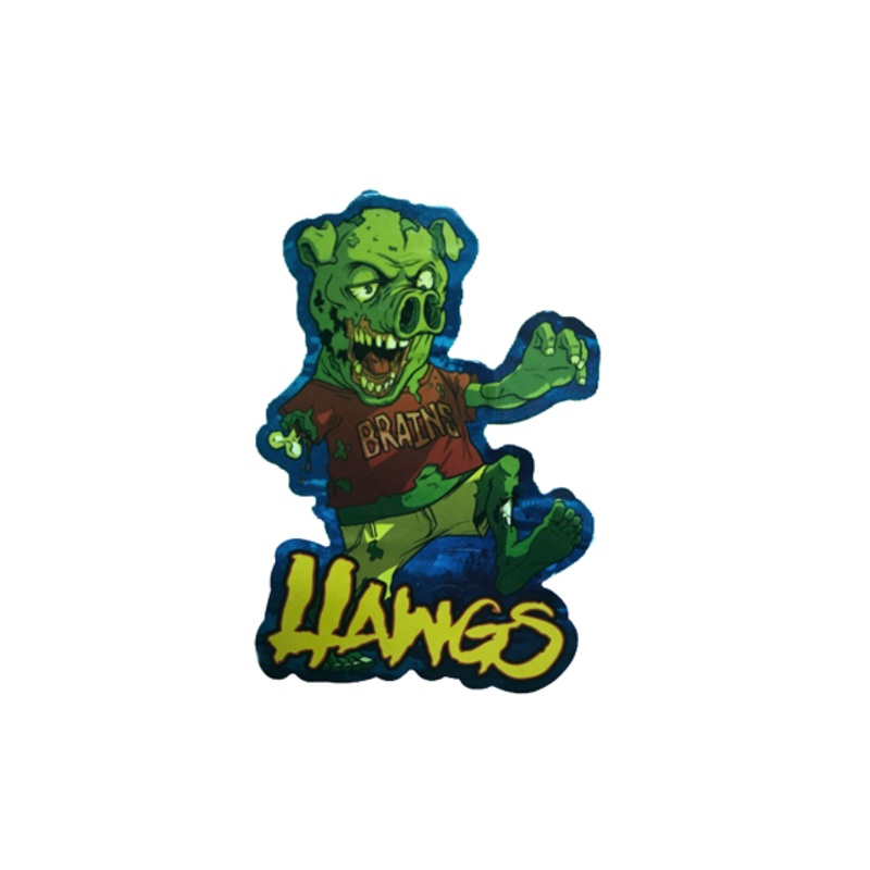 Hawgs Zombie Pig Sticker