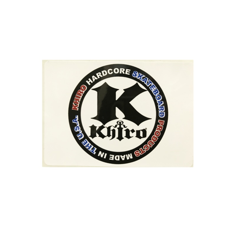 Khiro Circle Made in the USA Sticker