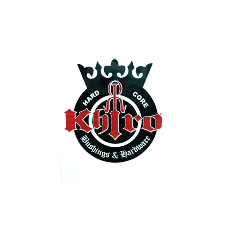Khiro Crown Hardcore Bushings and Hardware Sticker