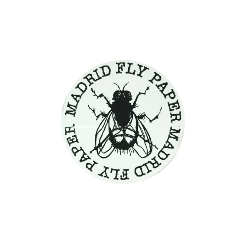 Madrid Fly Paper Sticker