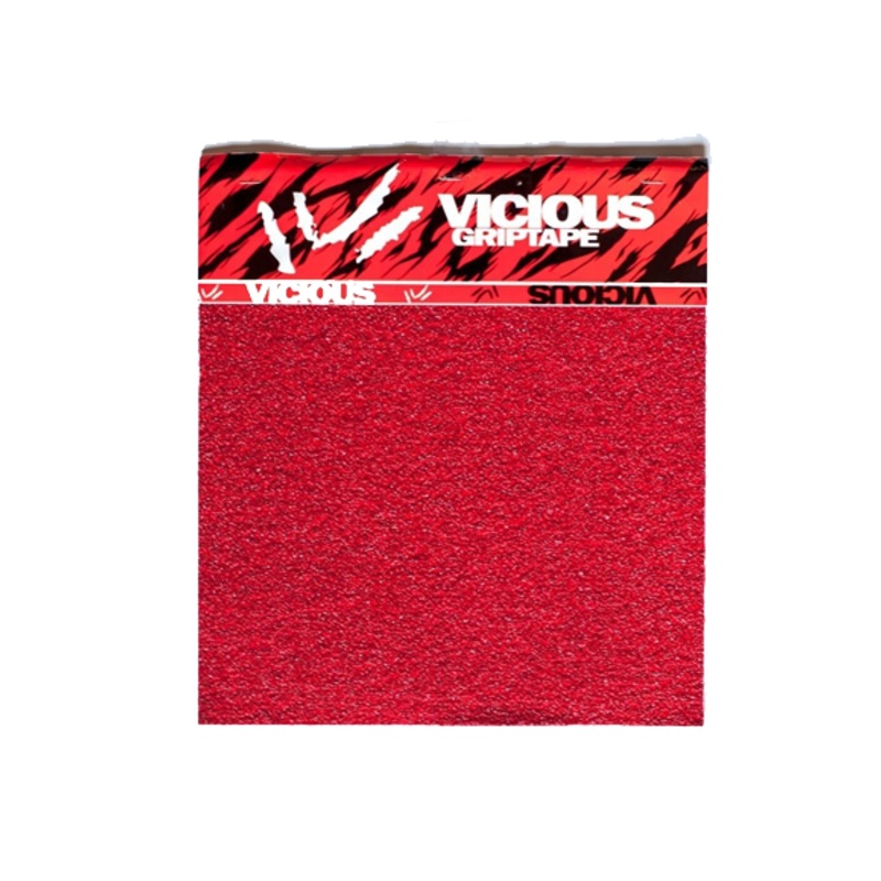 Vicious Red Longboard Griptape Square