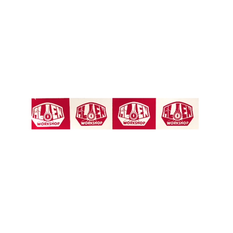 Alien Workshop Logo Banner Sticker Red/White