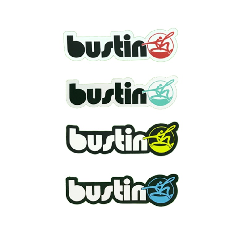 Bustin Board Logo Stickers Small