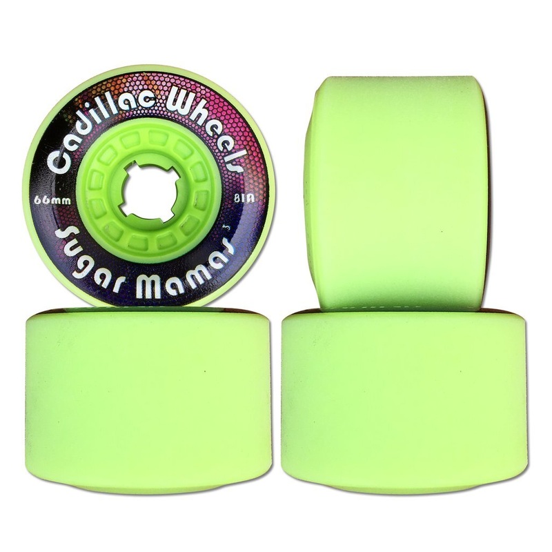 Cadillac Wheels Sugar Mamas 66mm 81a Lime
