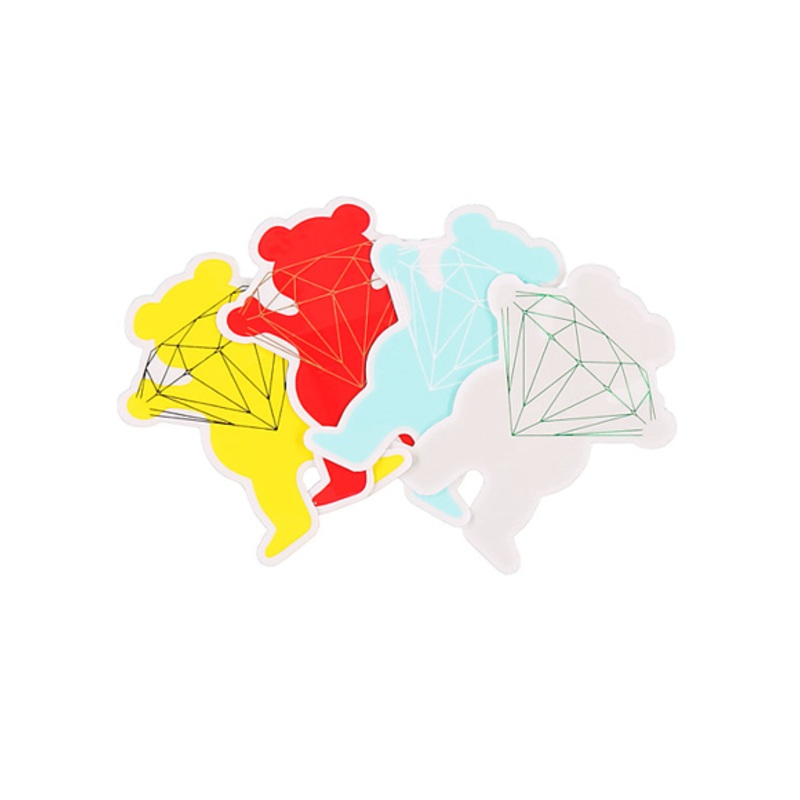 Grizzly Brilliant Bear Sticker