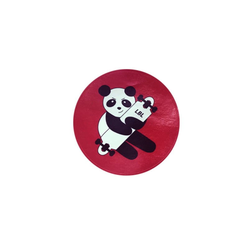 Longboard Love Panda Sticker