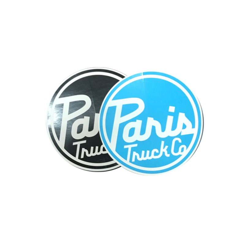 Paris Truck Co Round Sticker Midium