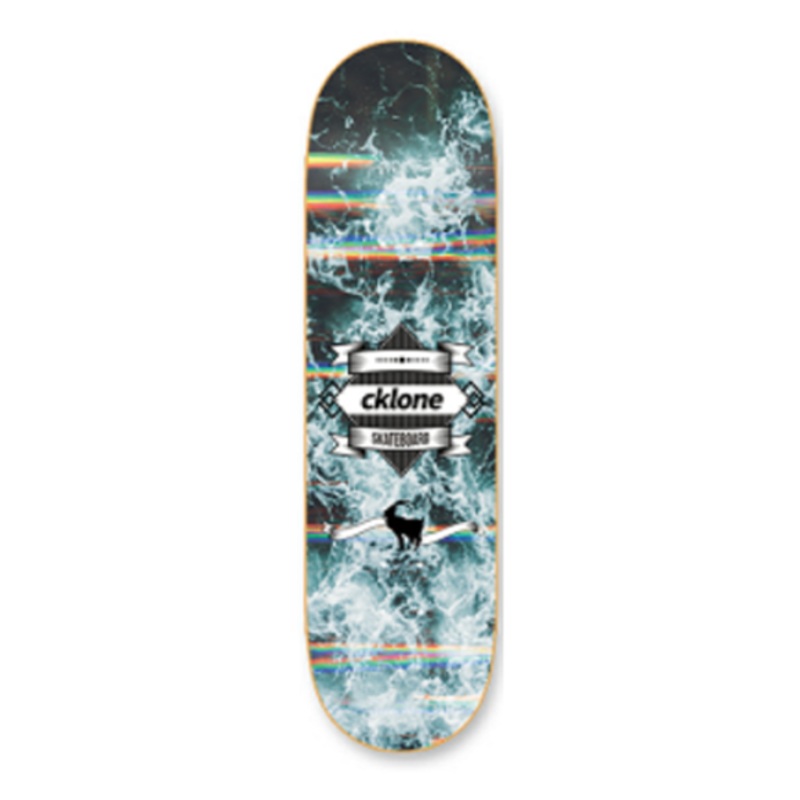 Cklone Smoke & Rainbow Skateboard Deck 8