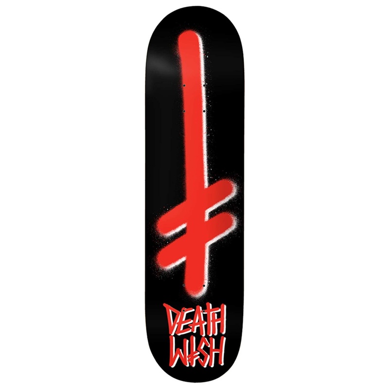 Deathwish Gang Logo Black Red Deck 7.3