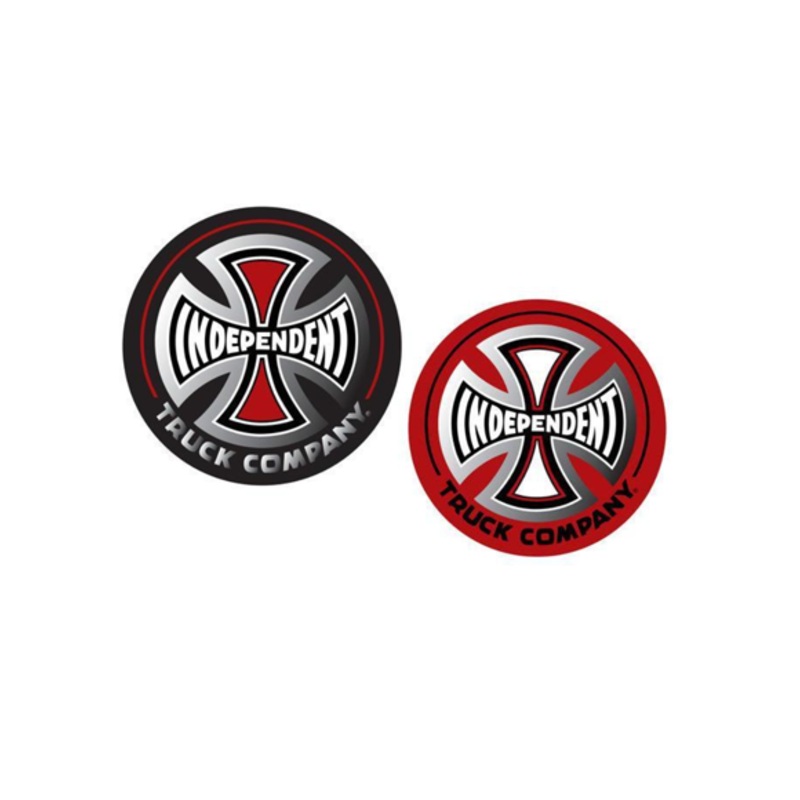 Independent Truck Co Foil Sticker Black / Red 3
