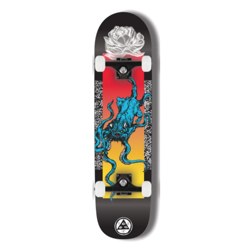 Welcome Bactocat Skateboard Complete – Black – 8.0