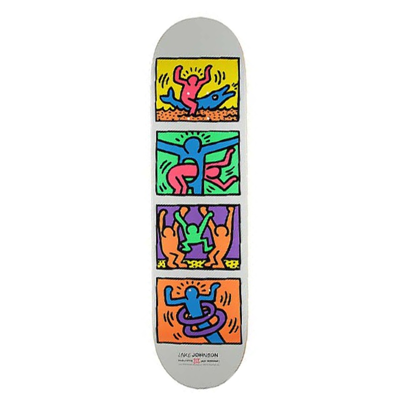 Alien Workshop Keith Haring Retro Jake Johnson Deck 8.12 (Limited Edition)