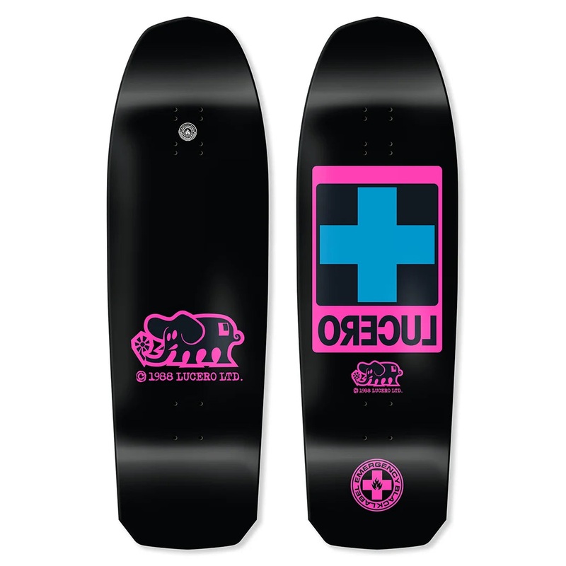Black Label Lucero Cross Full Dip Black Deck 10