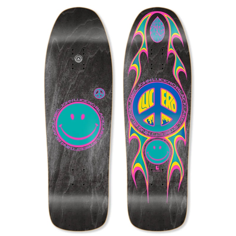 Black Label Street Thing Black Deck 9.88